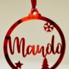 BOLA DE NAVIDAD PERSONALIZADA METACRILATO - Imagen 3