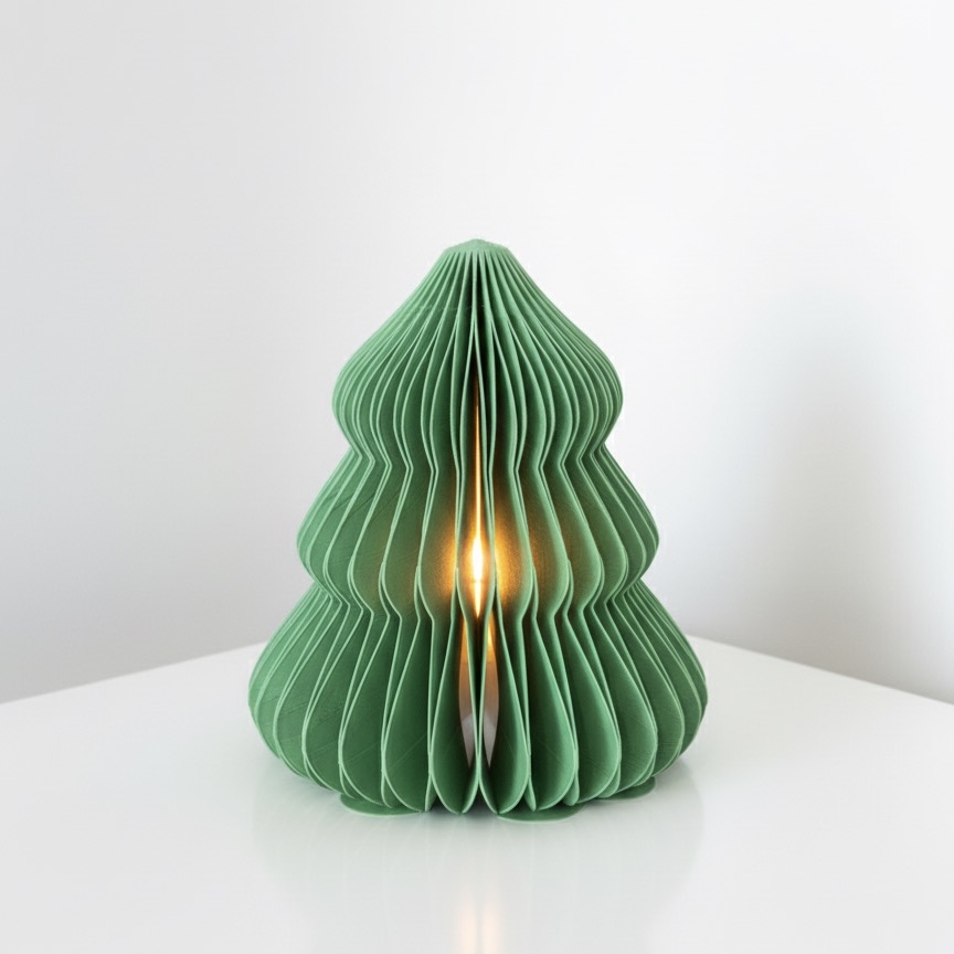 ÁRBOL LÁMPARA VELA LED - ADORNO 3D - Imagen 2