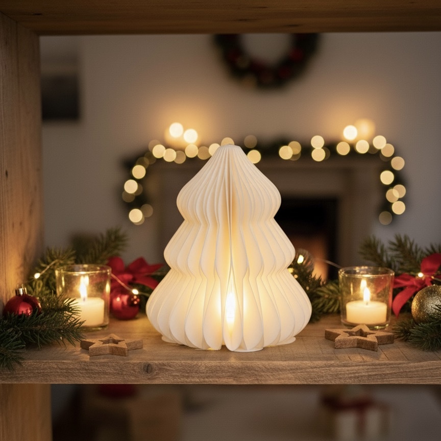 ÁRBOL LÁMPARA VELA LED - ADORNO 3D - Imagen 3