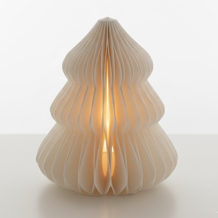 ÁRBOL LÁMPARA VELA LED - ADORNO 3D - Imagen 4